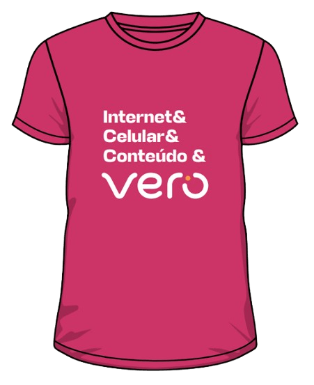 Camiseta Vero Algodão - Internet & Celular & Conteúdo